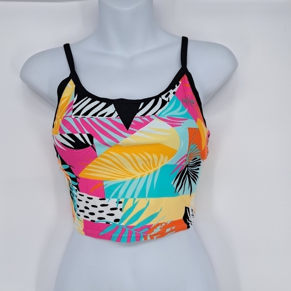 ZX Sport Tropical Floral Sports‎ Bra - Picture 1 of 9